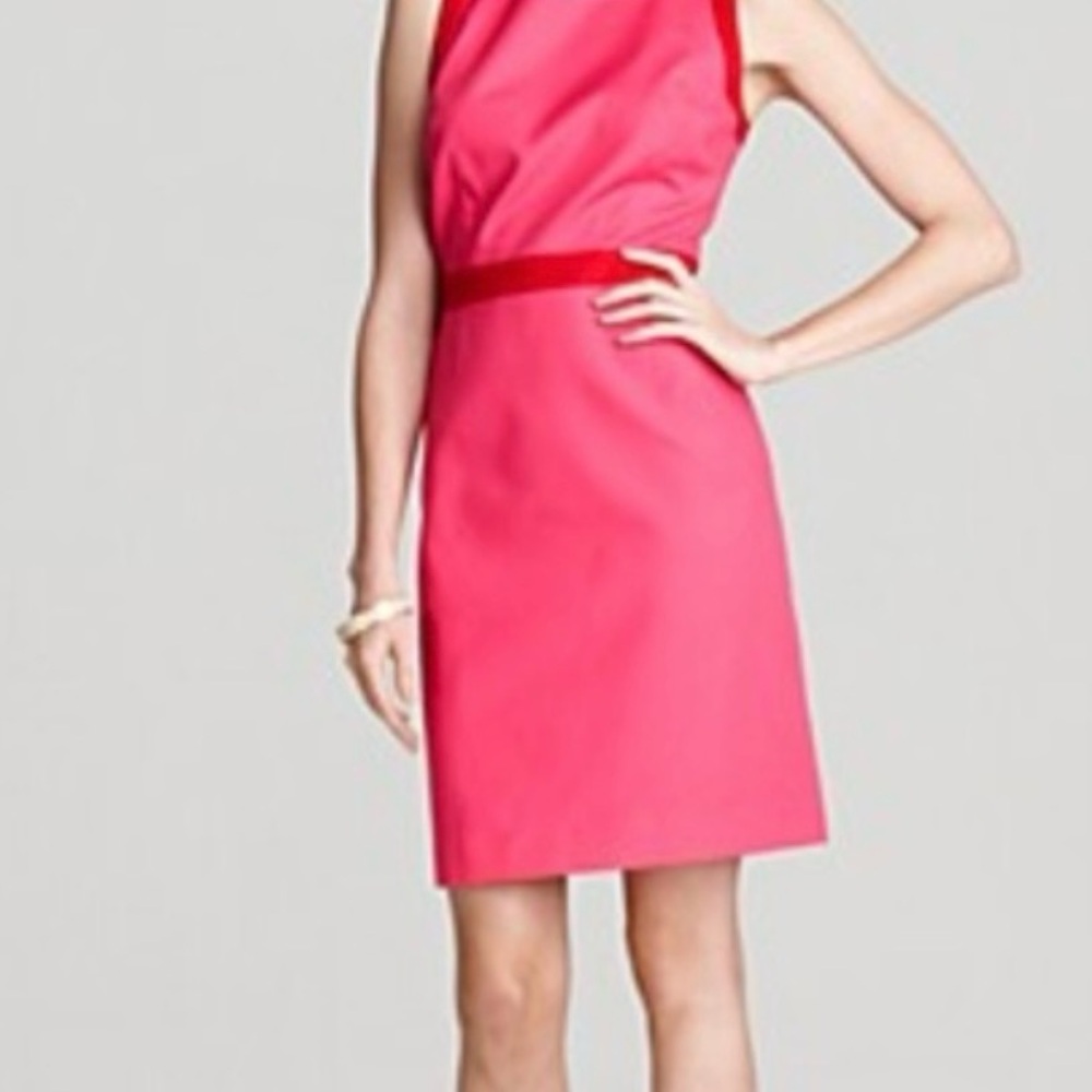 NWT Tahari Woman pink & red Anita Dress size 14